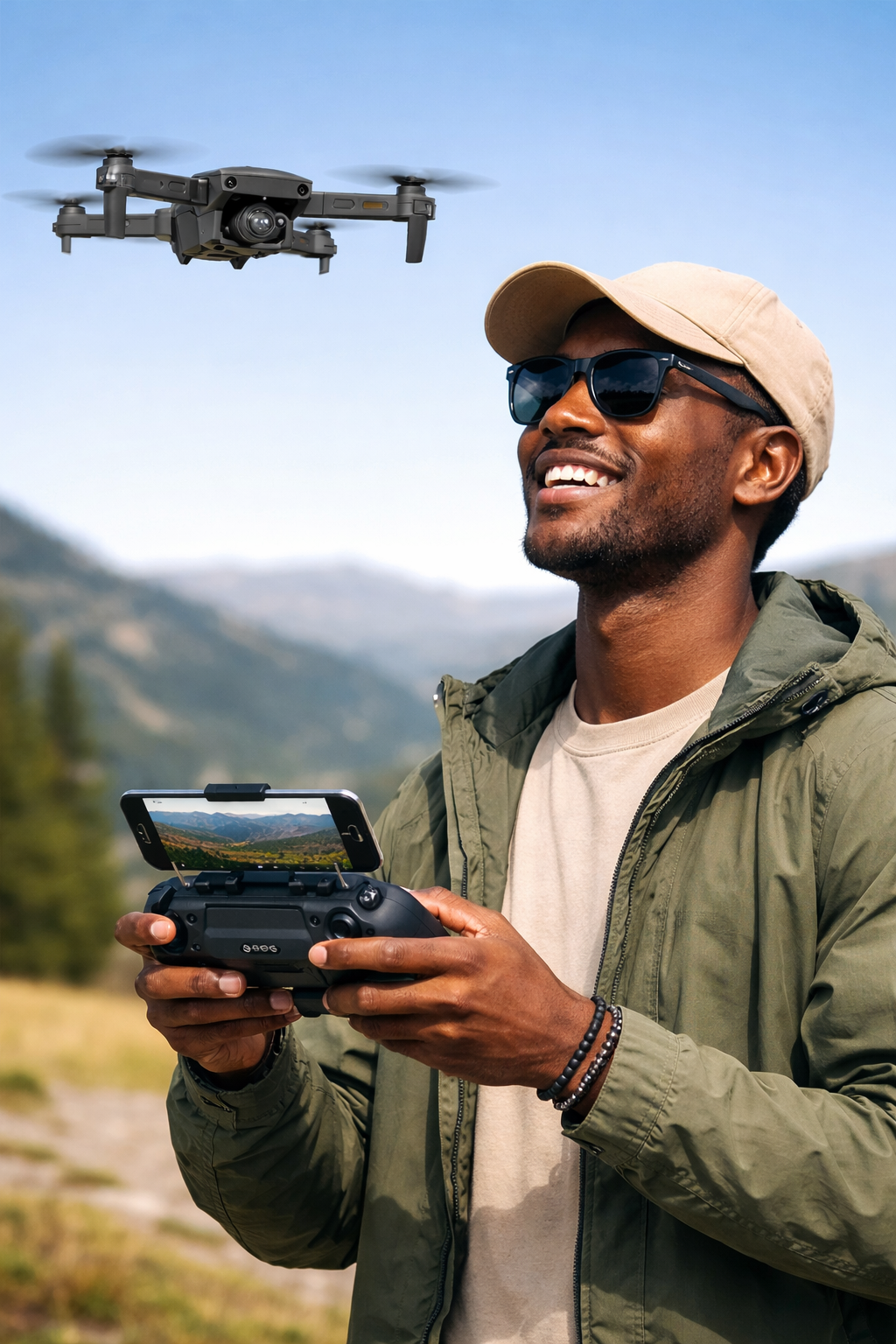 🚁 Drone 4K HD Double Caméra – RC E88