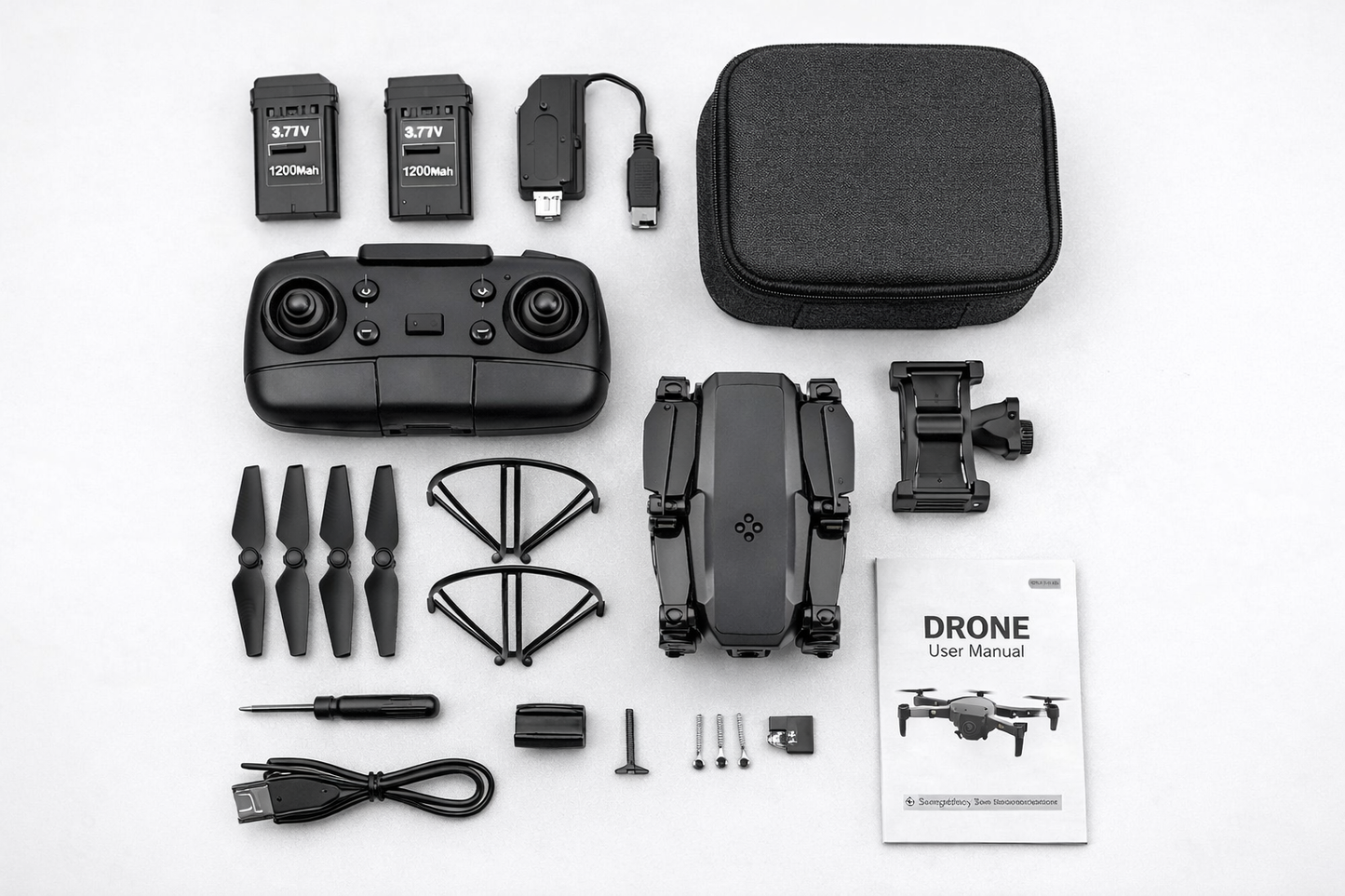 🚁 Drone 4K HD Double Caméra – RC E88