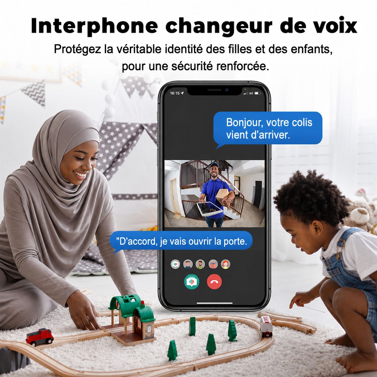 Sonnette maison avec Camera vidéo